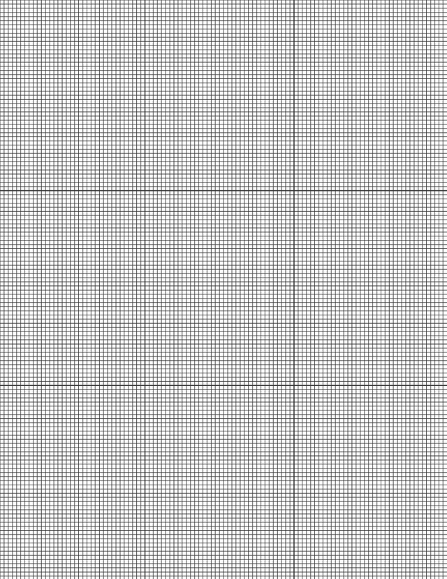 Metric Grid Paper (2mm) - Black with 3x3 Grid