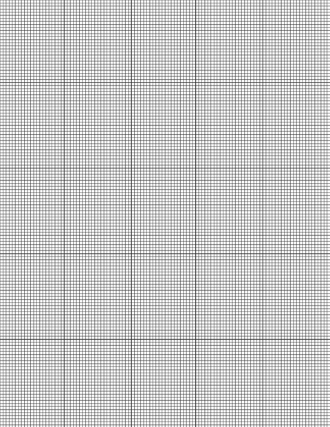 Metric Grid Paper (2mm) - Black with 5x5 Grid