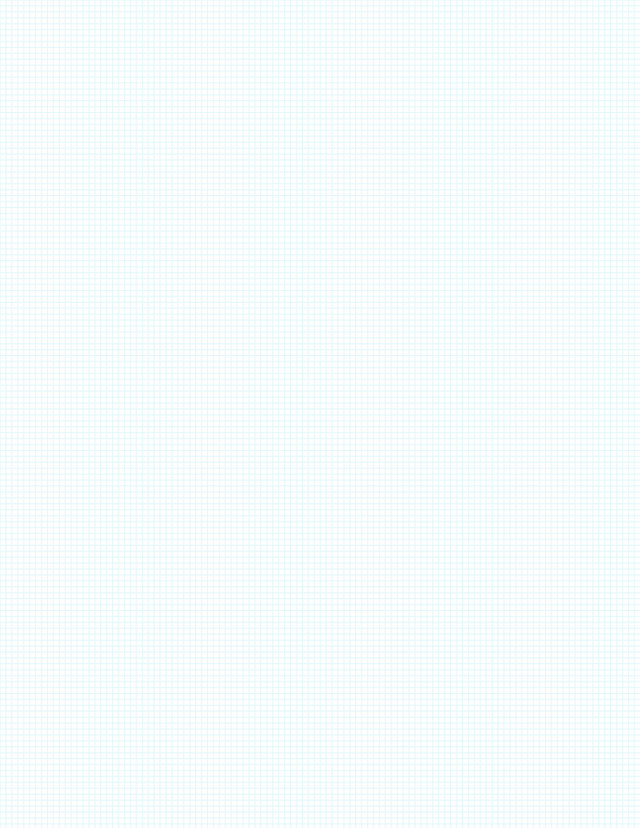 Metric Grid Paper (2mm) - Cyan Standard