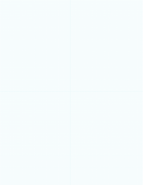 Metric Grid Paper (2mm) - Cyan with 2x2 Quadrants