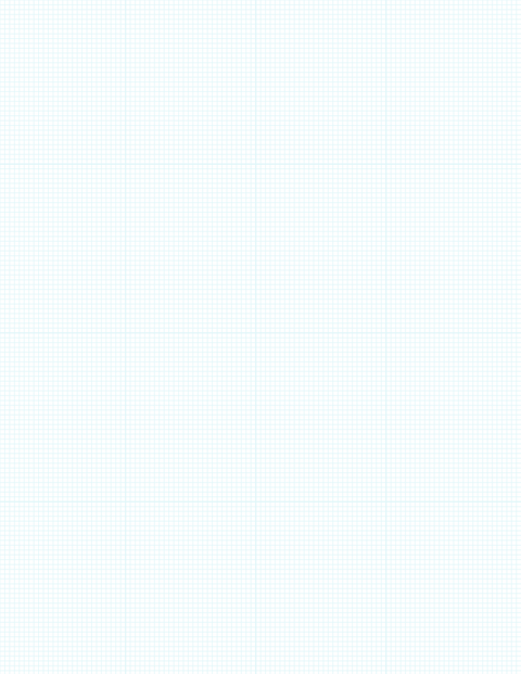 Metric Grid Paper (2mm) - Cyan with 4x4 Grid