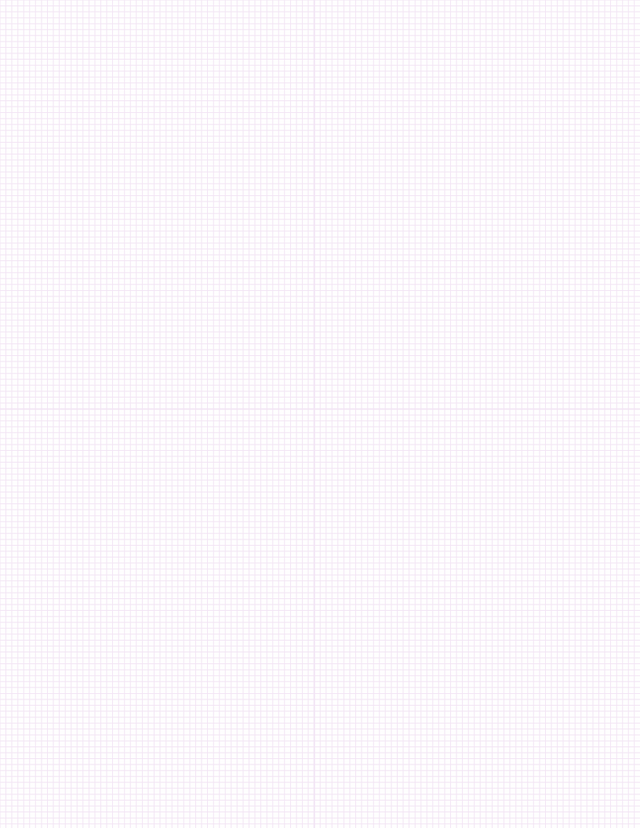 Metric Grid Paper (2mm) - Purple with 2x2 Quadrants