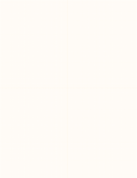 Metric Grid Paper (2mm) - Orange with 2x2 Quadrants