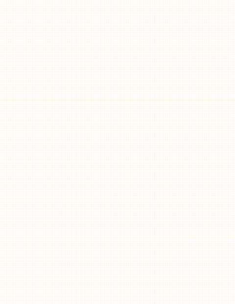 Metric Grid Paper (2mm) - Orange with 3x3 Grid