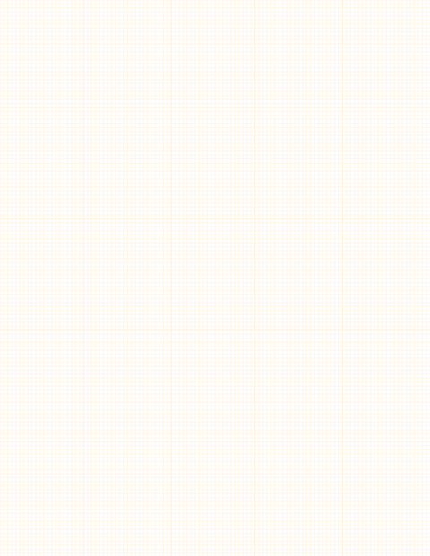 Metric Grid Paper (2mm) - Orange with 5x5 Grid