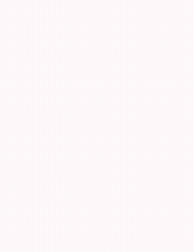 Metric Grid Paper (2mm) - Pink Standard