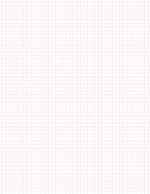 Metric Grid Paper (2mm) - Pink with 3x3 Grid