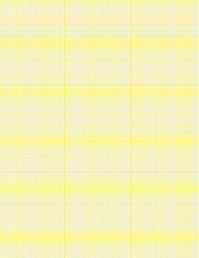 Metric Grid Paper (2mm) - Gold with 3x3 Grid