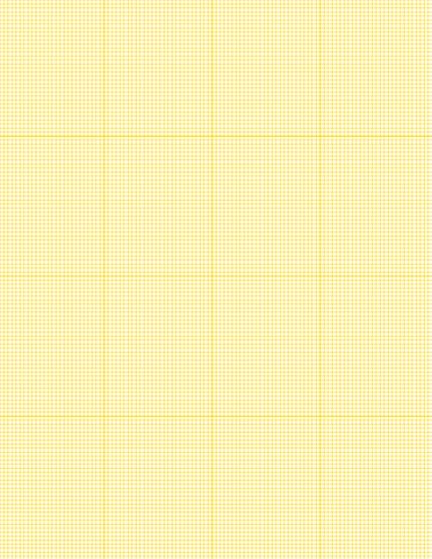 Metric Grid Paper (2mm) - Gold with 4x4 Grid