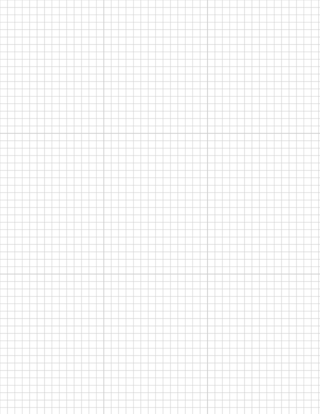 Metric Grid Paper (5mm) - Gray with 3x3 Grid