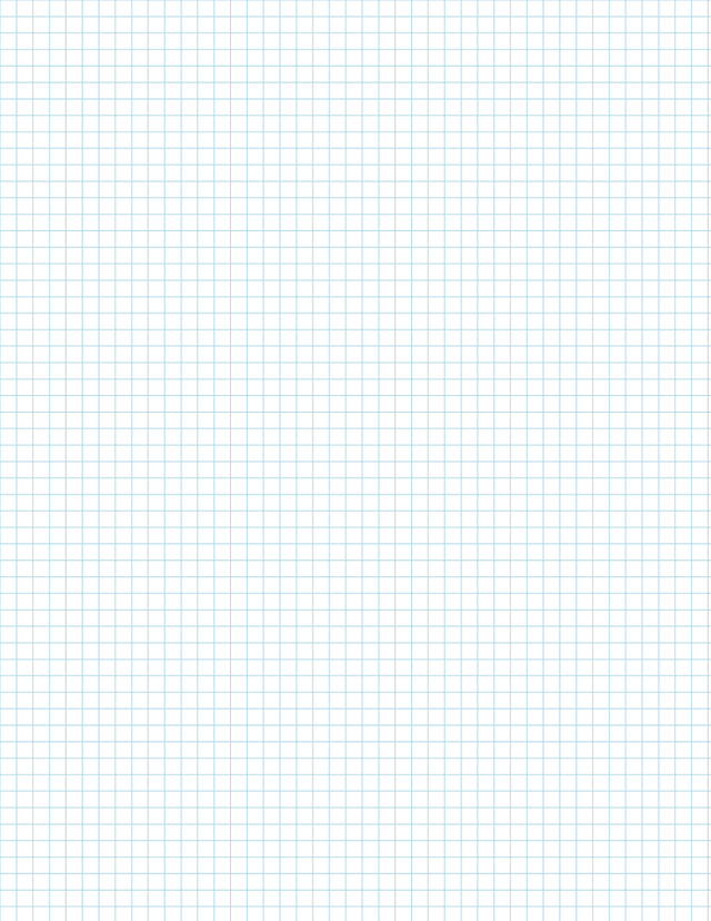 Metric Grid Paper (5mm) - Blue Standard