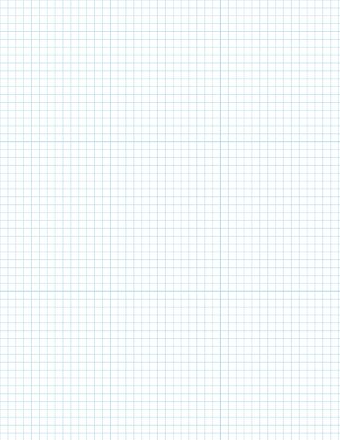 Metric Grid Paper (5mm) - Blue with 3x3 Grid