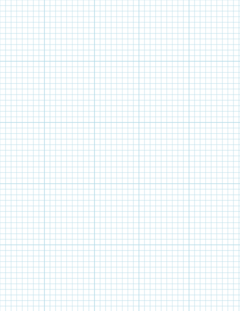 Metric Grid Paper (5mm) - Blue with 5x5 Grid