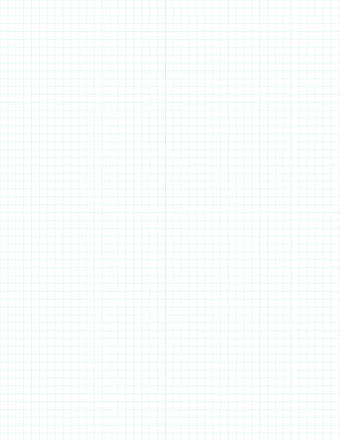 Metric Grid Paper (5mm) - Green with 2x2 Quadrants