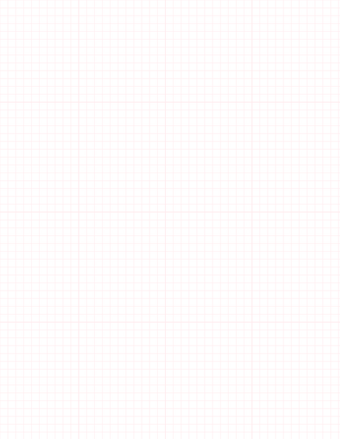 Metric Grid Paper (5mm) - Red with 4x4 Grid