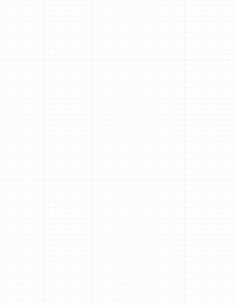 Metric Grid Paper (5mm) - Red with 5x5 Grid