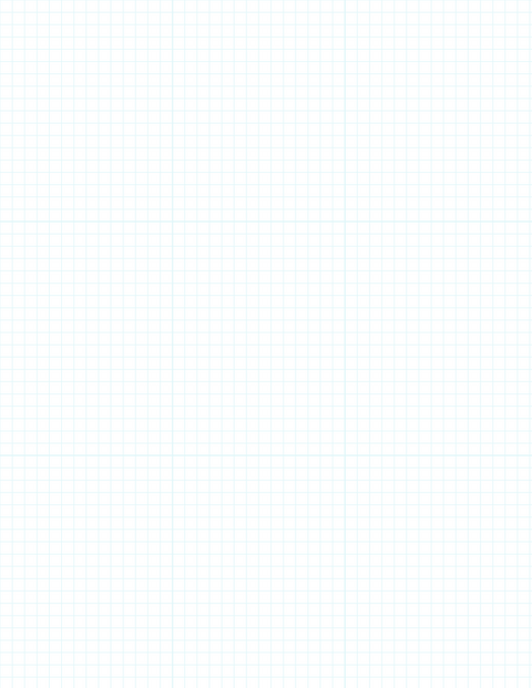 Metric Grid Paper (5mm) - Cyan with 3x3 Grid