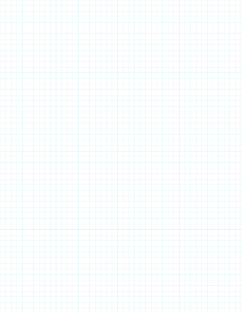 Metric Grid Paper (5mm) - Cyan with 4x4 Grid