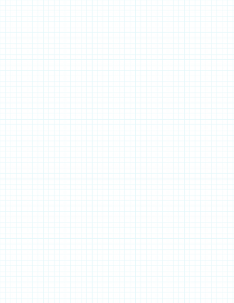 Metric Grid Paper (5mm) - Cyan with 5x5 Grid