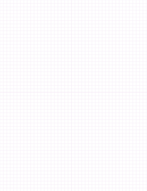 Metric Grid Paper (5mm) - Purple with 2x2 Quadrants