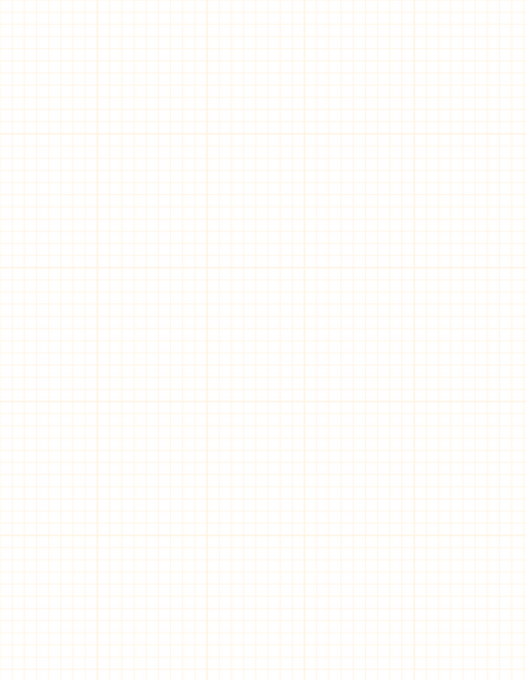 Metric Grid Paper (5mm) - Orange with 5x5 Grid