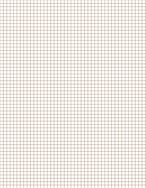 Metric Grid Paper (5mm) - Sepia Standard