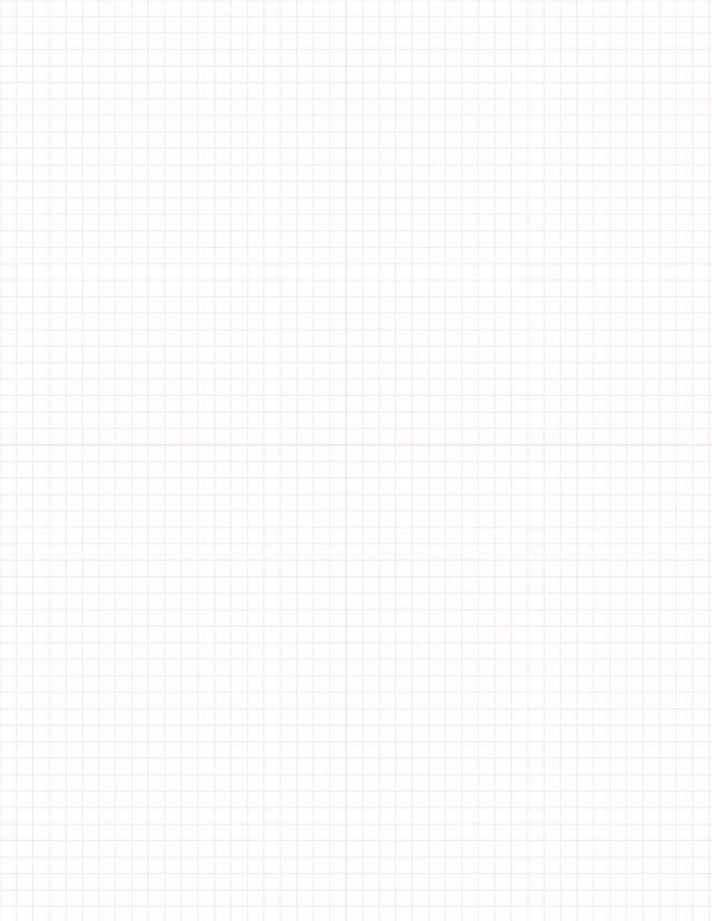 Metric Grid Paper (5mm) - Pink with 2x2 Quadrants