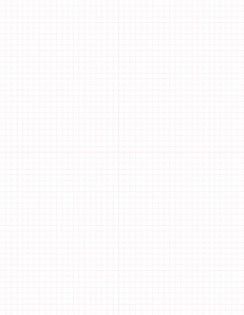 Metric Grid Paper (5mm) - Pink with 2x2 Quadrants