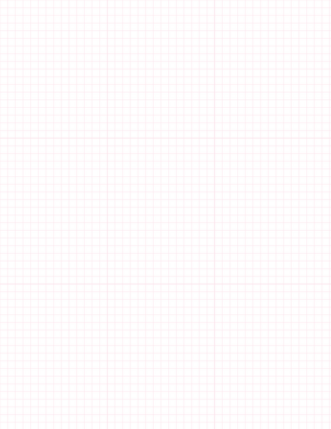 Metric Grid Paper (5mm) - Pink with 3x3 Grid