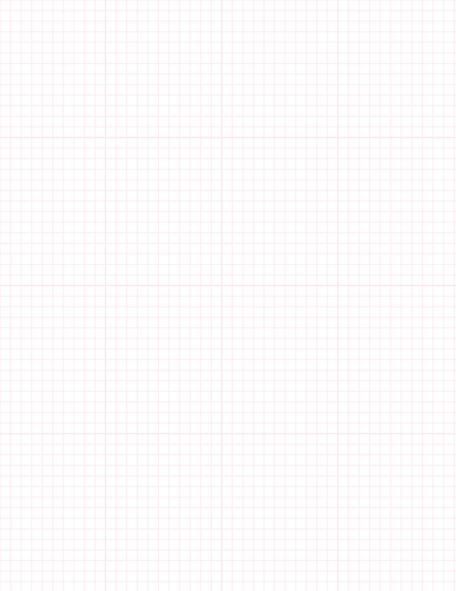Metric Grid Paper (5mm) - Pink with 4x4 Grid