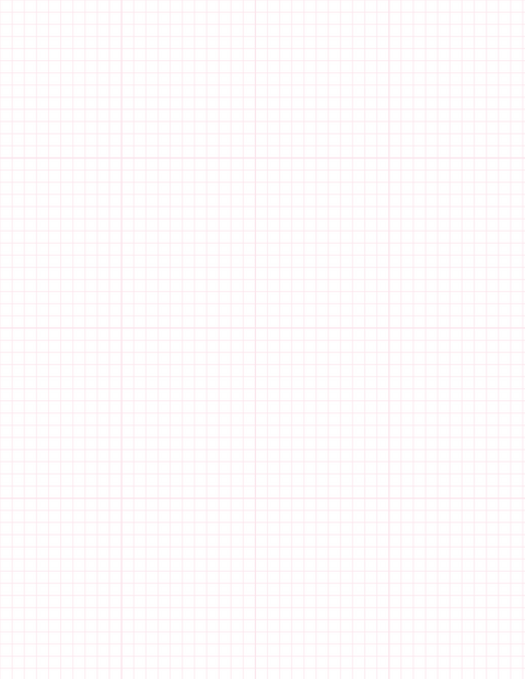 Metric Grid Paper (5mm) - Pink with 4x4 Grid