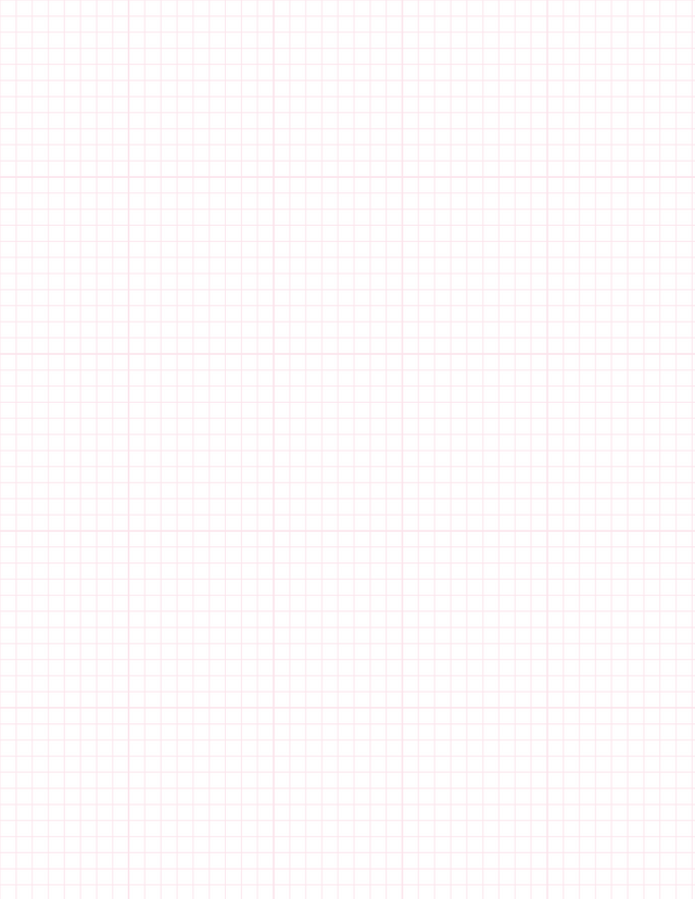 Metric Grid Paper (5mm) - Pink with 5x5 Grid