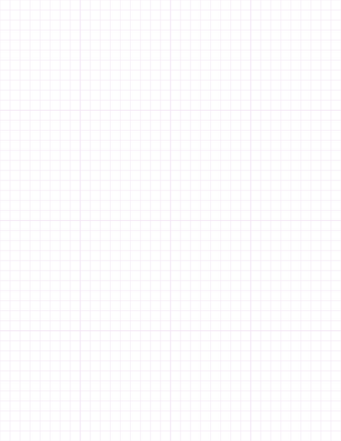 1/4-inch Grid Paper - Purple with 4x4 Grid