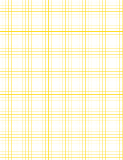 Metric Grid Paper (5mm) - Gold with 5x5 Grid