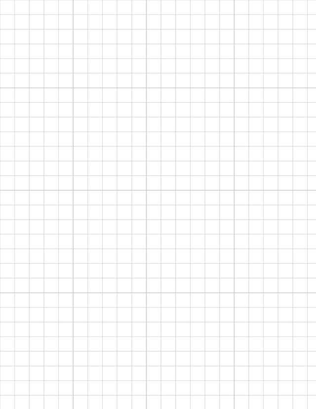 Metric Grid Paper (10mm) - Gray with 4x4 Grid