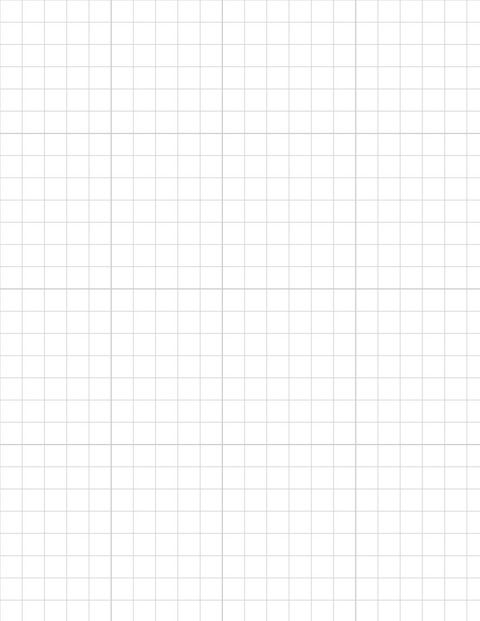 Metric Grid Paper (10mm) - Gray with 4x4 Grid