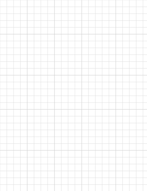 Metric Grid Paper (10mm) - Gray with 5x5 Grid