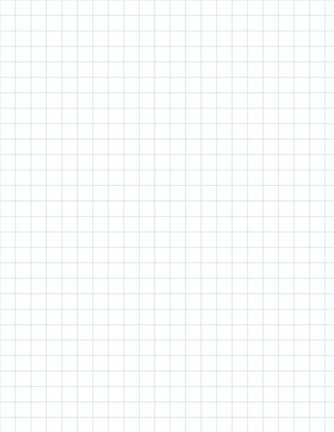 Metric Grid Paper (10mm) - Blue Standard