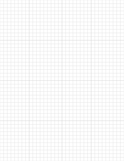1/4-inch Grid Paper - Gray with 4x4 Grid