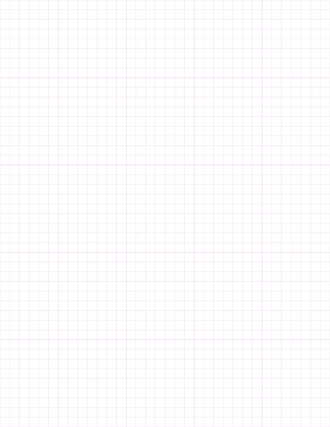 1/4-inch Grid Paper - Purple with 5x5 Grid