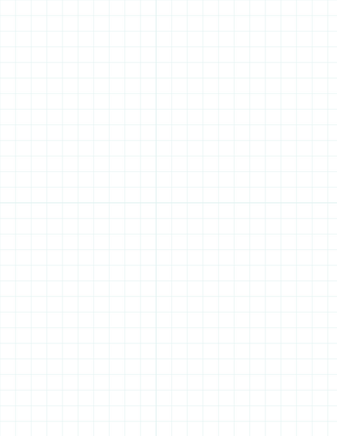 Metric Grid Paper (10mm) - Green with 2x2 Quadrants