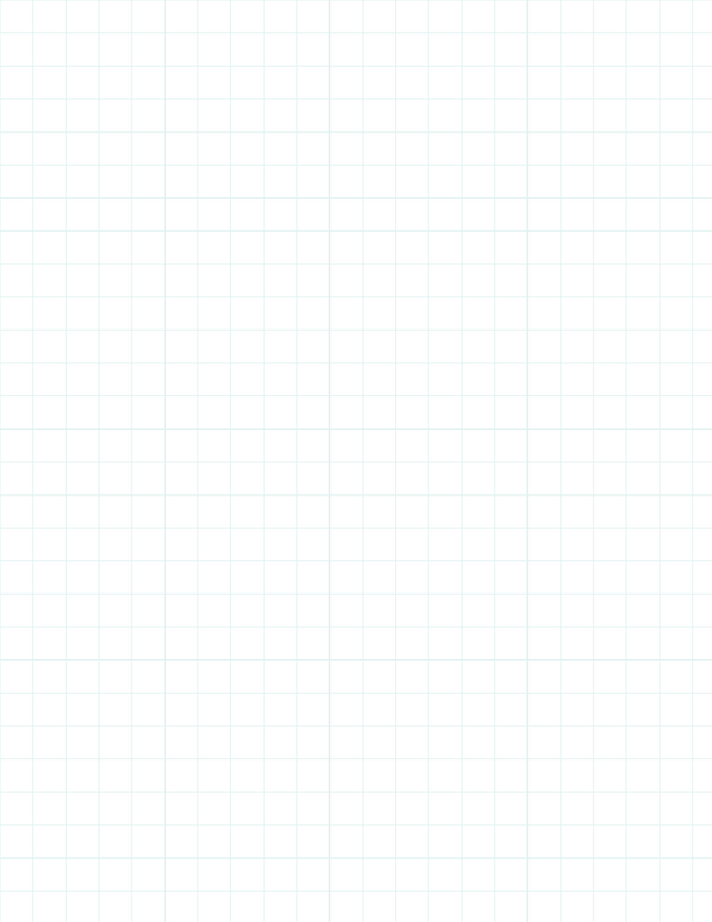 Metric Grid Paper (10mm) - Green with 4x4 Grid