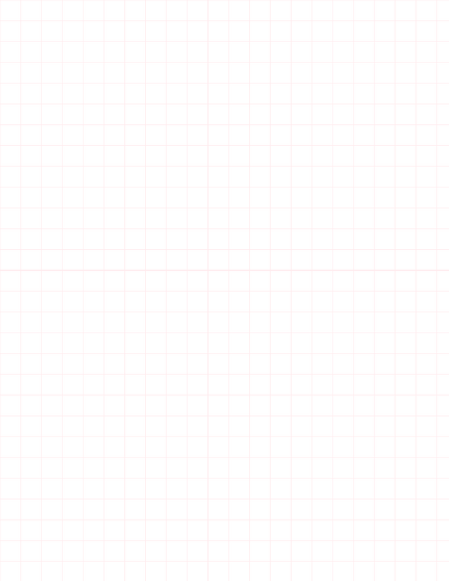 Metric Grid Paper (10mm) - Red with 2x2 Quadrants