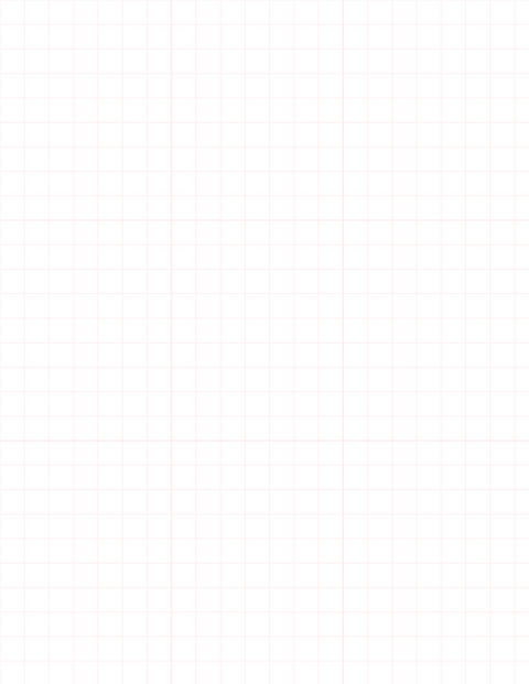 Metric Grid Paper (10mm) - Red with 3x3 Grid