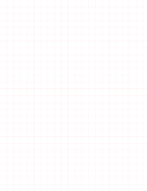 Metric Grid Paper (10mm) - Red with 4x4 Grid