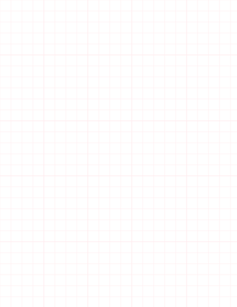 Metric Grid Paper (10mm) - Red with 5x5 Grid