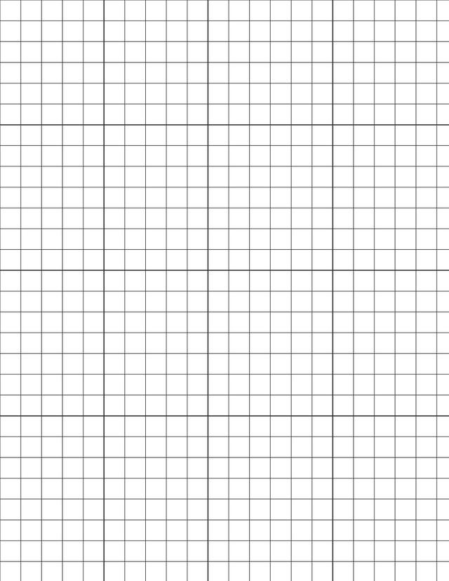 Metric Grid Paper (10mm) - Black with 4x4 Grid