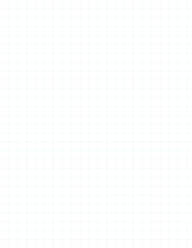 Metric Grid Paper (10mm) - Cyan Standard