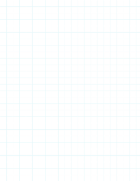 Metric Grid Paper (10mm) - Cyan with 2x2 Quadrants