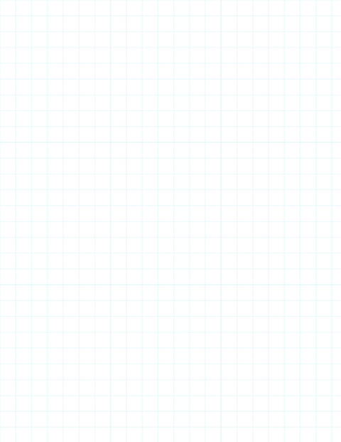 Metric Grid Paper (10mm) - Cyan with 3x3 Grid